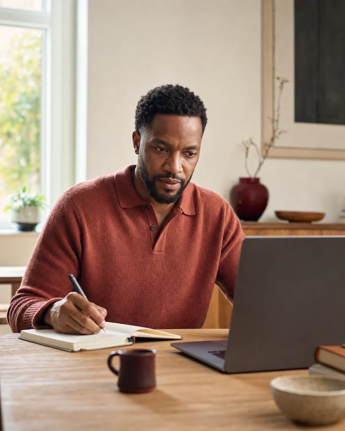 A job seeker reviewing a focused application queue